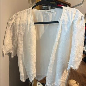Lalavon White Cardigan